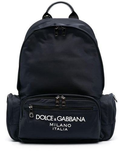 Dolce & Gabbana Rucksack mit Logo - Schwarz