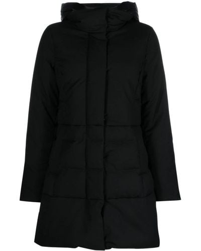 Woolrich Hooded Puffer Coat - Black