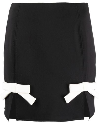 Viktor & Rolf Bow-detail Mini Skirt - Black
