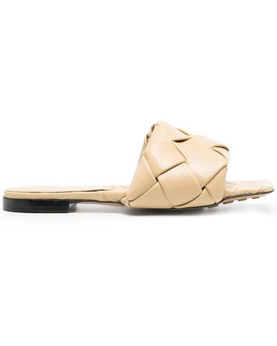 Bottega Veneta BV Lido Sandalen - Natur