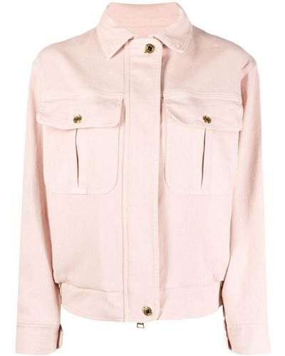 Tom Ford Zip-fastening Denim Jacket - Pink