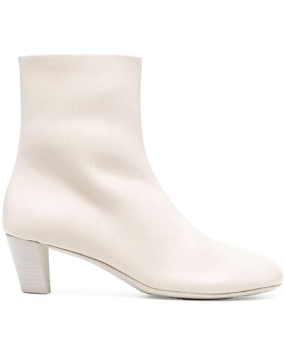 Marsèll Cuban-heel Ankle Boot - White