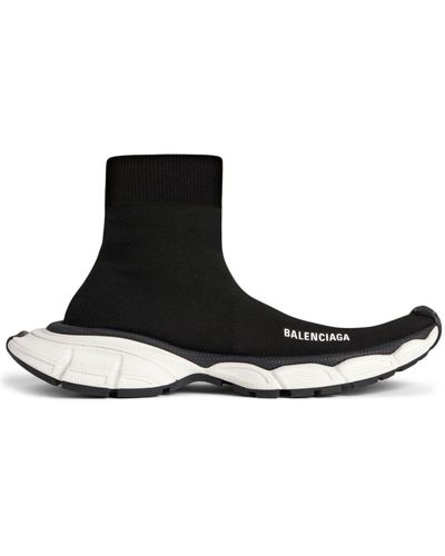 Balenciaga Zapatillas 3XL estilo calcetín - Blanco