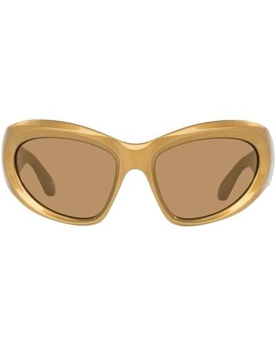 Balenciaga Bb0228s Cat-eye Sunglasses - Natural