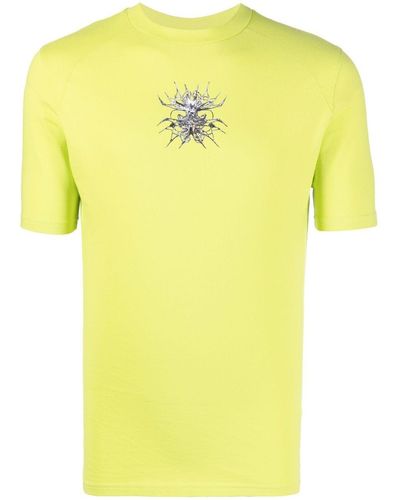 A BETTER MISTAKE Camiseta Metamorphosis slim - Amarillo