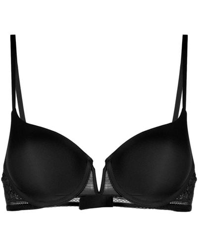 Wolford Laced Demi-cup Bra - Black