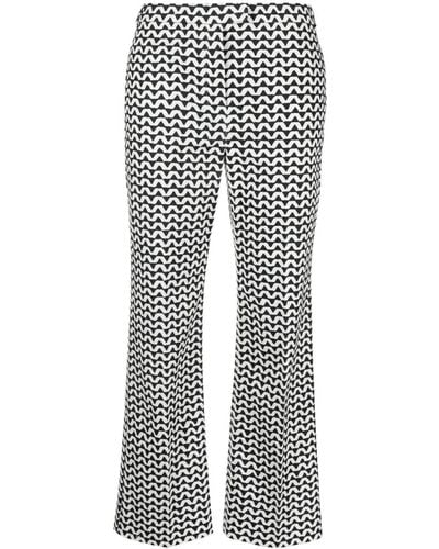 Max Mara Pantalones Rita con diseño stretch - Gris