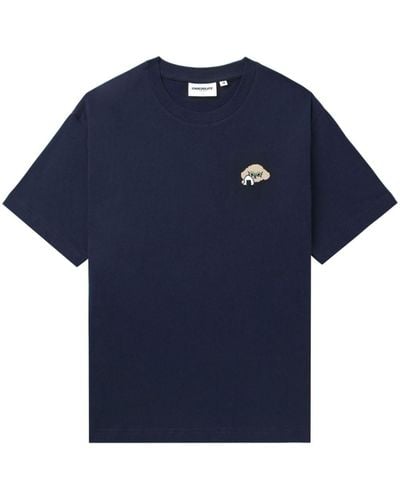 Chocoolate グラフィック Tシャツ - ブルー