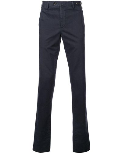 PT01 Pantalones chinos con corte slim - Azul