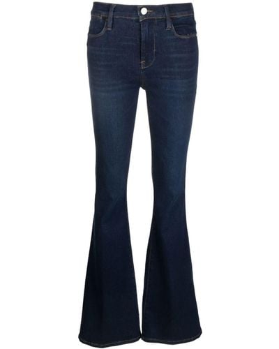 FRAME Ausgestellte Skinny-Jeans - Blau