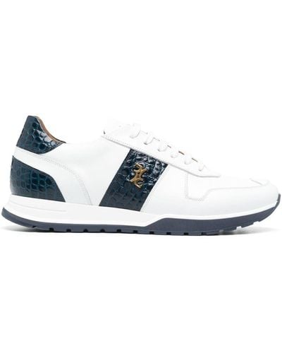 Billionaire Two-tone Low-top Trainers - White