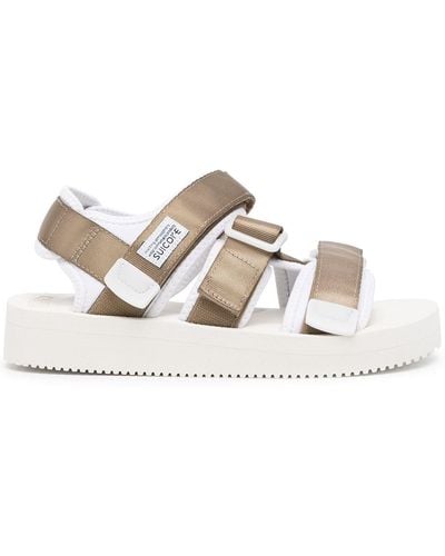 Suicoke Kisee V Touch-strap Sandals - White