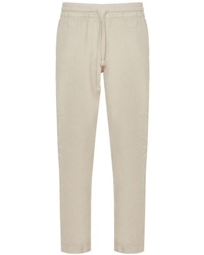Fedeli Bonifacio Linen Trousers - Natural