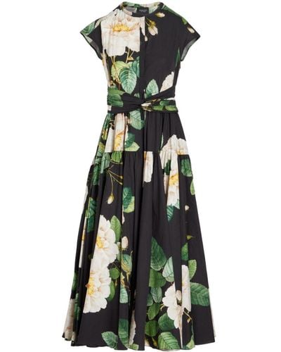 Giambattista Valli Giant Bloom Maxi Dress - Green