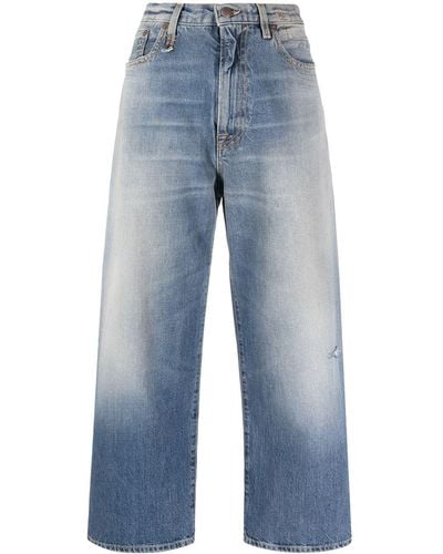 R13 Distressed-finish Denim Jeans - Blue