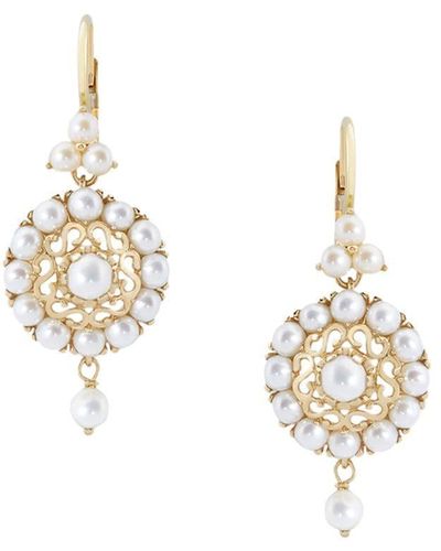Dolce & Gabbana Romance Pendant Earrings - Metallic
