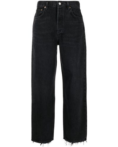 Agolde Jeans Met Toelopende Pijpen - Zwart