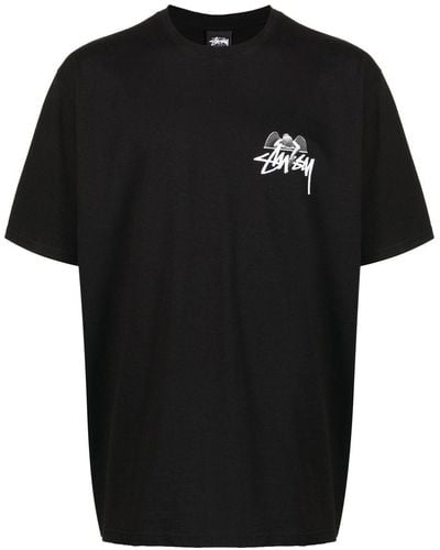 Stussy Angle T-Shirt - Schwarz