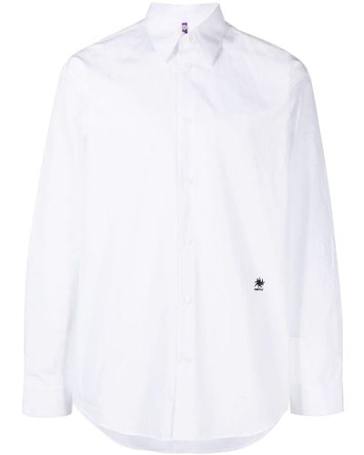 OAMC Graphic-print Cotton Shirt - White