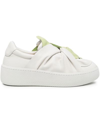 Ports 1961 Knotted Two-tone Trainers - White