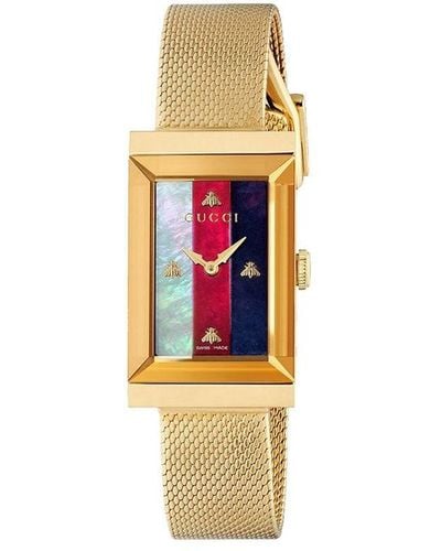Gucci G Frame Uhr 21x34 mm - Mettallic