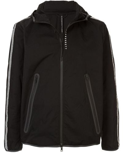 Neil Barrett Logo-print Hoodedjacket - Black