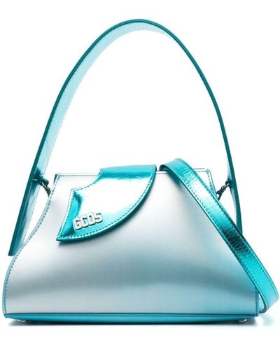 Gcds Mini Ombré-effect Tote Bag - Blue