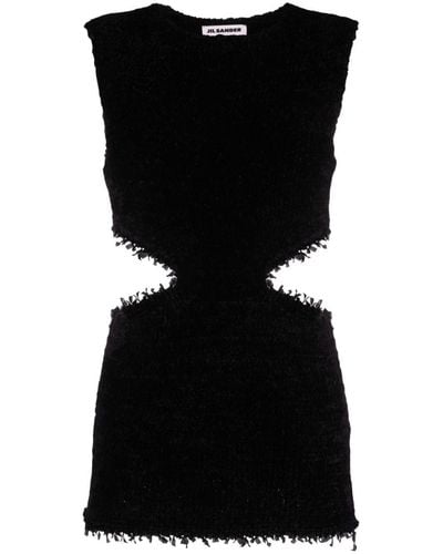 Jil Sander Cut-out Dress - Black