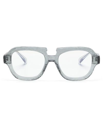 Kuboraum S5 GY Brille mit eckigem Gestell - Grau