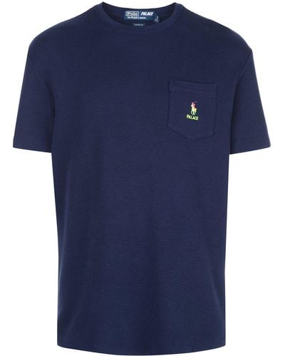Palace T-Shirt mit Tasche - Blau