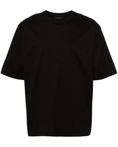 Hevò Mulino Cotton T-shirt - Black