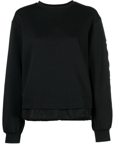 Woolrich Logo-embossed Crew-neck Sweatshirt - Black