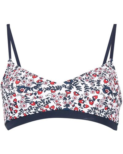 The Upside Capri Floral Active Bra - White