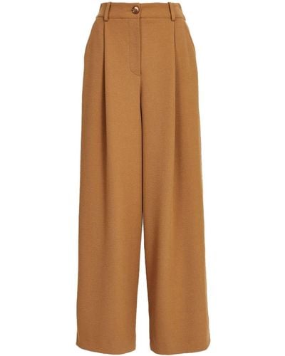 Essentiel Antwerp Employee Pleat-detailing Tailored Pants - Brown