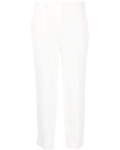 P.A.R.O.S.H. Pantalones slim de vestir - Blanco