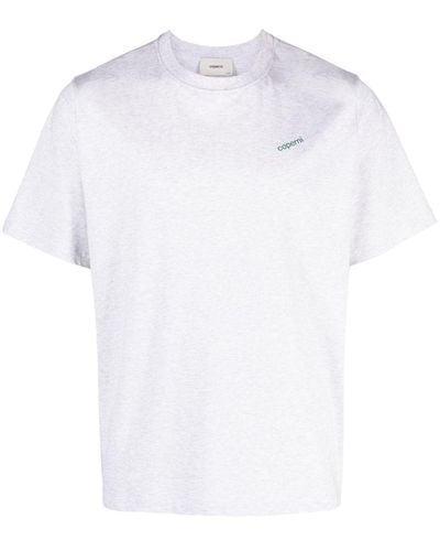 Coperni T-shirt en coton à logo imprimé - Blanc