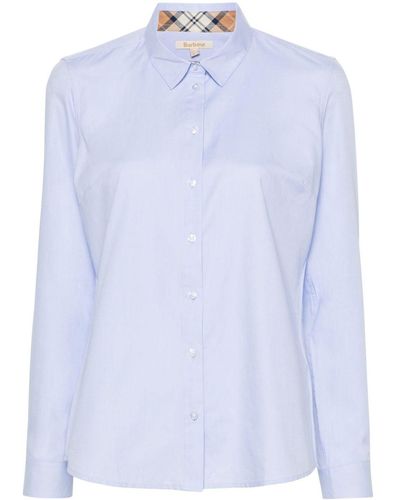 Barbour Camisa de sarga - Azul