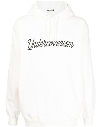 Undercoverism Hoodie mit Logo-Print - Weiß