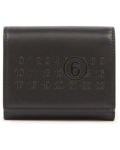 MM6 by Maison Martin Margiela 三つ折り財布 - ブラック
