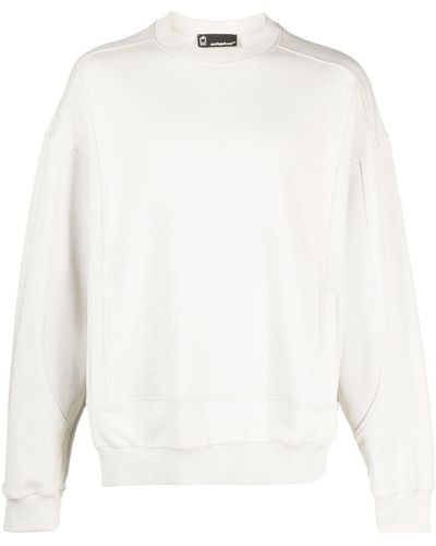 Styland X Notrainproof Panelled Cotton Sweatshirt - White