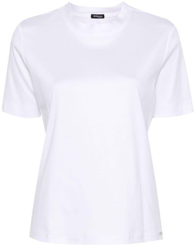 Kiton T-Shirt aus Jersey - Weiß