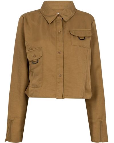 Honor The Gift Button-up Long-sleeve Shirt - Natural