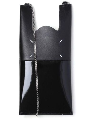 Maison Margiela Four-stitch Leather Mini Bag - Black