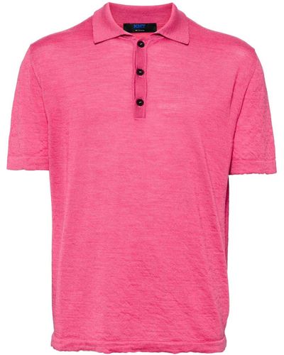 Kiton Short-sleeve Polo Shirt - Pink