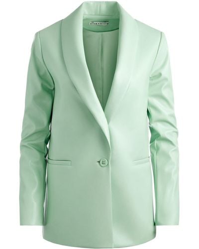 Alice + Olivia Blazer Denny à simple boutonnage - Vert