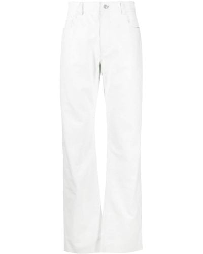 1017 ALYX 9SM Five-pocket Leather Trousers - White
