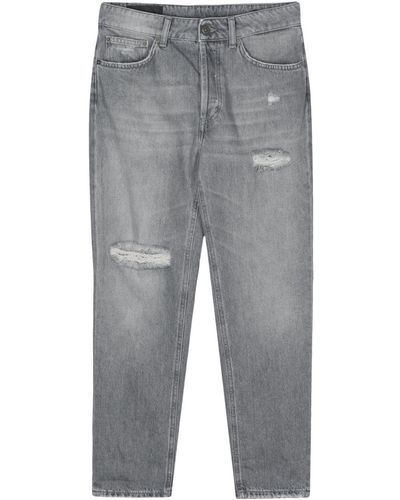Dondup Koons Jeans mit Logo-Patch - Grau