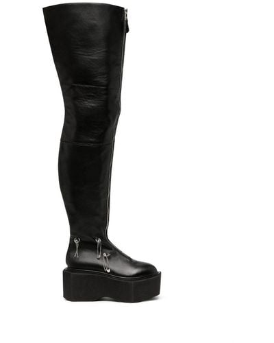 Natasha Zinko Box 85mm Thigh-high Boots - Black