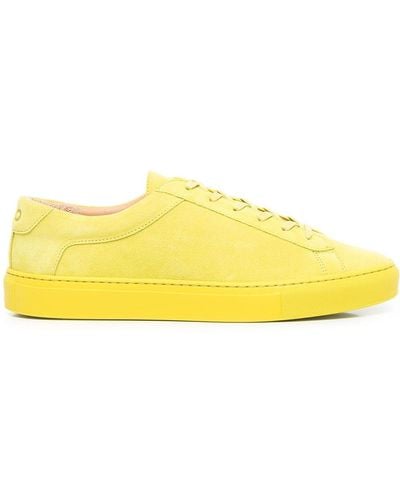 KOIO Capri Low-top Suede Trainers - Yellow