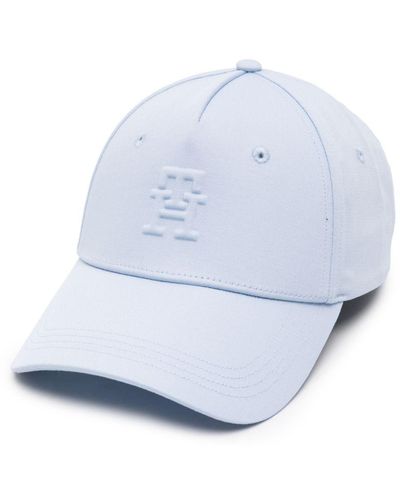 Tommy Hilfiger Iconic Logo-embossed Cotton Cap - White